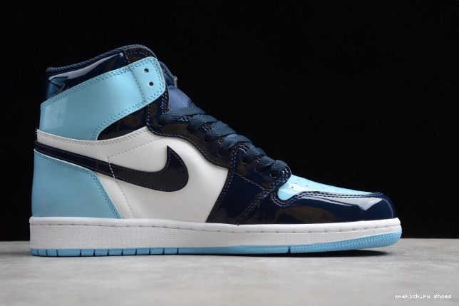 Cheap Jordan Retro 1 Air UNC OG CD0461-401 High Patent 0807